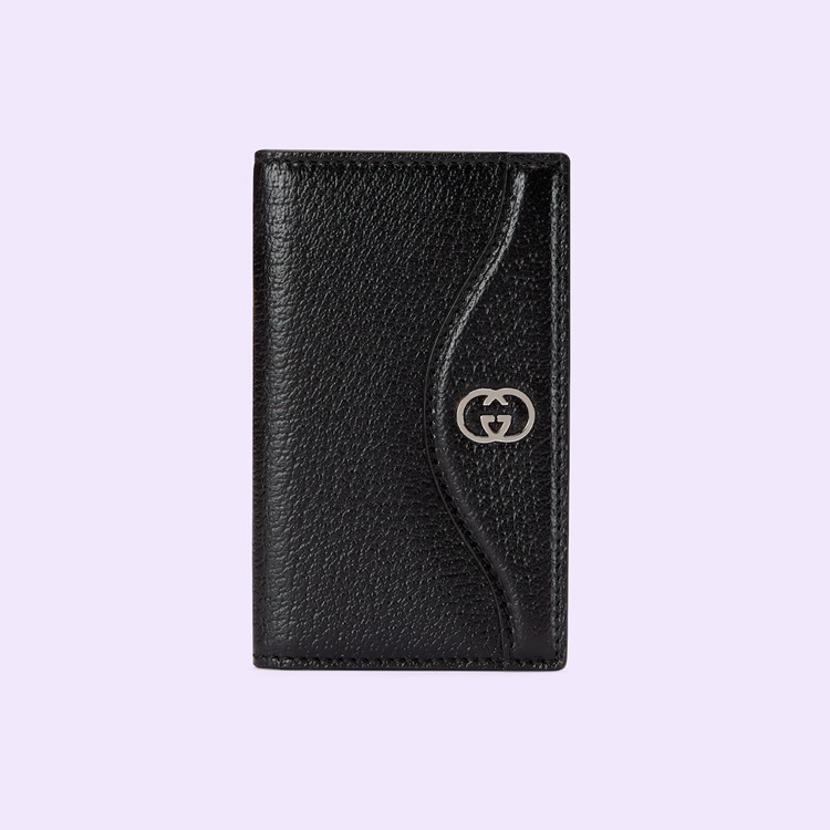 735004.DJ20N.1000.001.080.0000.Light Card case with Interlocking G